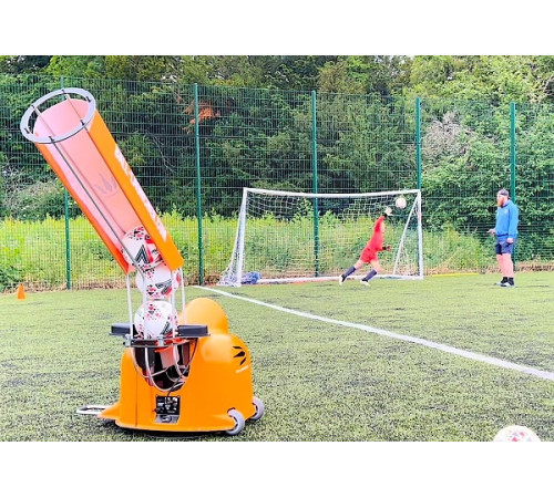 Тренажер для метання м'ячів LAUNCHER BALL TRAINER BOOSTER WITH FEEDER, помаранчевий