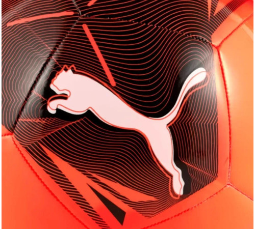 М'яч футбольний Puma Big Cat ball розмір 4, чорно-червоний