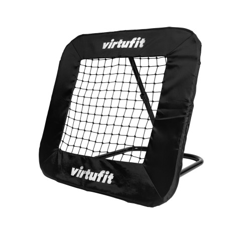 Сітка тренувальна для футболу VIRTUFIT REBOUNDER PRO KICKBACK 124 х 124 см, чорна