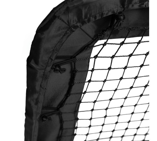 Сітка тренувальна для футболу VIRTUFIT REBOUNDER PRO KICKBACK 124 х 124 см, чорна