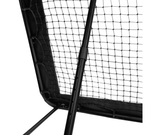 Сітка тренувальна для футболу VIRTUFIT REBOUNDER PRO KICKBACK 124 х 124 см, чорна
