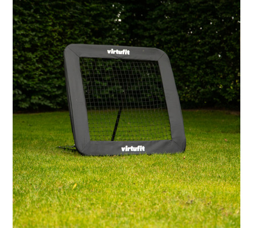 Сітка тренувальна для футболу VIRTUFIT REBOUNDER PRO KICKBACK 124 х 124 см, чорна