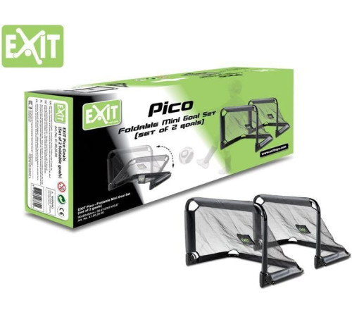 Ворота футбольні EXIT Pico 90 х 60 см, чорні
