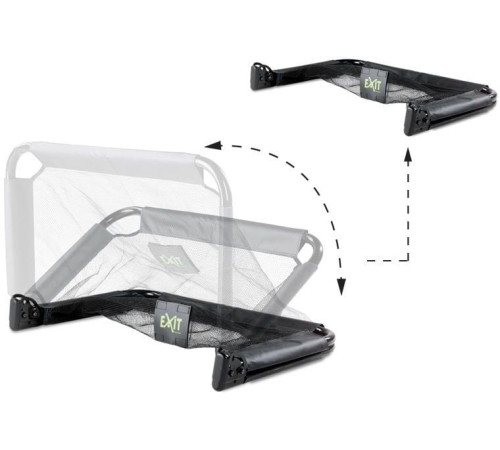 Ворота футбольні EXIT Pico 90 х 60 см, чорні