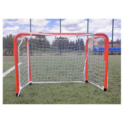 Ворота футбольні Yakimasport 90 х 60 х 40 см, помаранчево-білі