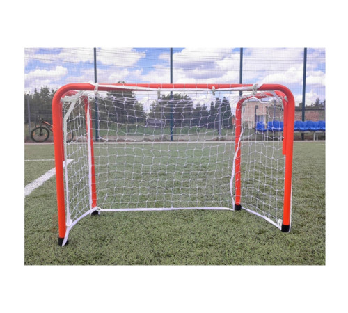 Ворота футбольні Yakimasport 90 х 60 х 40 см, помаранчево-білі