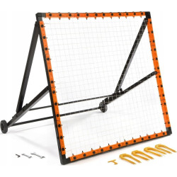 Сітка тренувальна для футболу Yakimasport Rebounder PRO 120 х 120 см, помаранчево-чорний