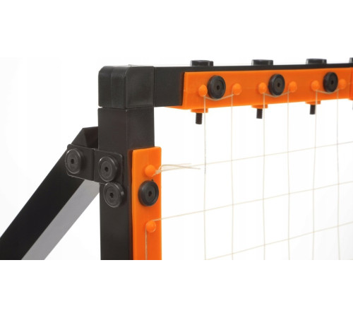 Сітка тренувальна для футболу Yakimasport Rebounder PRO 120 х 120 см, помаранчево-чорний