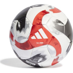  М'яч футбольний Adidas TIRO PRO HT2428 розмір 5, біло-червоний
