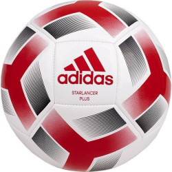 М'яч футбольний Adidas Starlancer Plus IA0969 розмір 5, біло-червоний