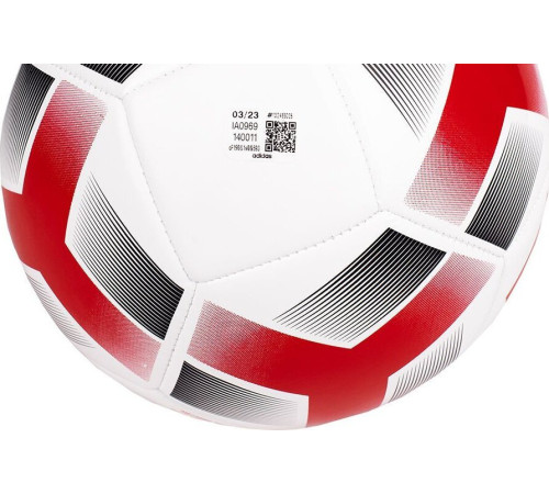 М'яч футбольний Adidas Starlancer Plus IA0969 розмір 5, біло-червоний М'яч футбольний Adidas Starlancer Plus IA0969 розмір 5, біло-червоний