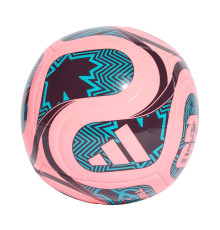 М'яч футбольний Adidas World Cup 26 Trionda Club розмір 5, рожево-синій
