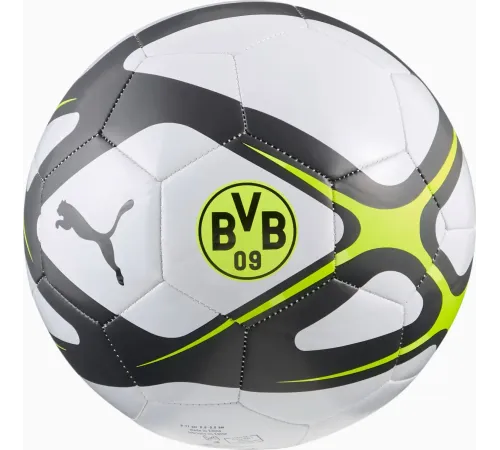 М'яч футбольний Puma BVB CULTURE Ball розмір 5, біло-чорний