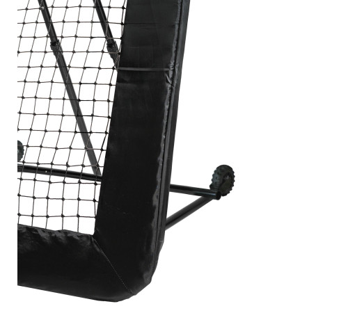 Сітка тренувальна для футболу VIRTUFIT REBOUNDER PRO KICKBACK 164 х 164 см, чорна
