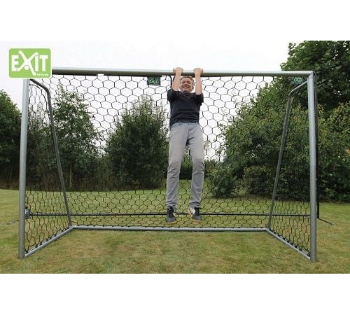 Ворота футбольні EXIT Scala 500 х 200 см, сірі