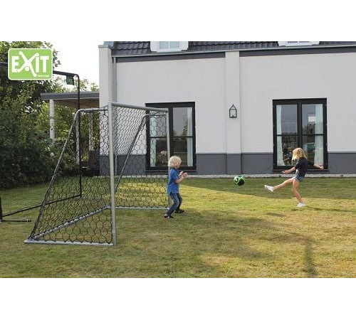 Ворота футбольні EXIT Scala 500 х 200 см, сірі