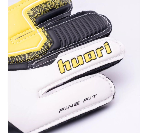 Рукавички воротарські Huari Ibram JR р. 4, різнокольорові