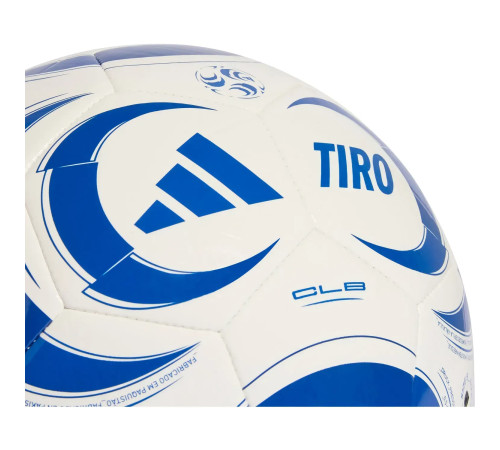Футбольний м'яч Adidas TIRO Club KF8846, розмір 5, синьо-білий