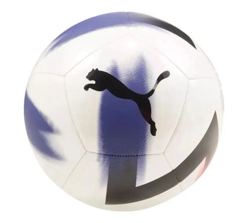 М'яч футбольний Puma CAGE ball розмір 5, біло-фіолетовий