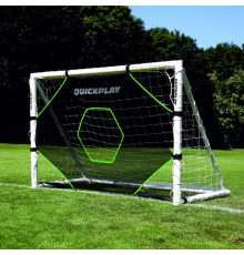 Мішень для футбольних воріт Quickplay Target Net Light 180 х 120 см, чорно-зелена