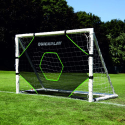 Мішень для футбольних воріт Quickplay Target Net Light 180 х 120 см, чорно-зелена