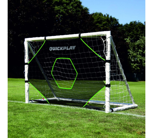 Мішень для футбольних воріт Quickplay Target Net Light 180 х 120 см, чорно-зелена