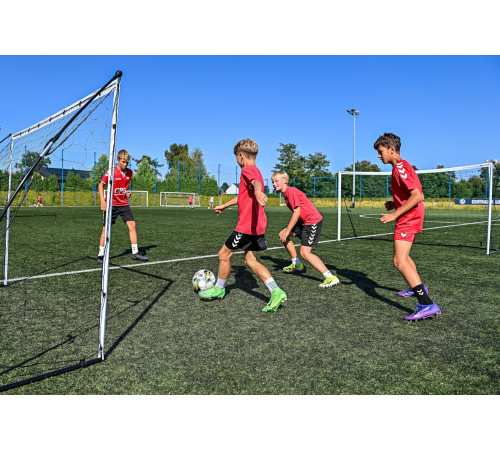 Ворота футбольні Yakimasport Flex 240 х 150 см, білі