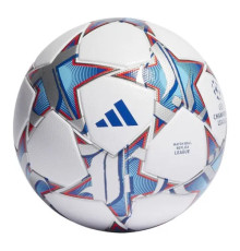 М'яч футбольний Adidas Finale League розмір 4, біло-синій