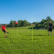 Ворота футбольні QUICKPLAY Kickabout 240 х 150 см, жовті
