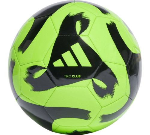 М'яч футбольний Adidas Tiro Club HZ4167 розмір 5, зелено-чорний М'яч футбольний Adidas Tiro Club HZ4167 розмір 5, зелено-чорний