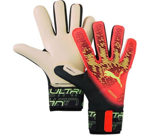 Рукавички воротарські Puma Ultra Grip 1 Hybrid 41827 02 р.10, різнокольорові