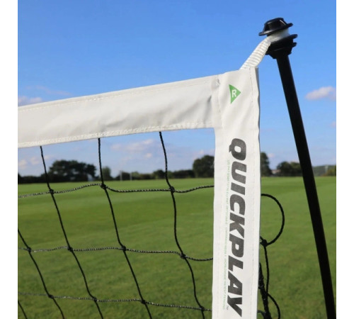 Ворота футбольні Quickplay Kickster 240×150 см, чорно-білі