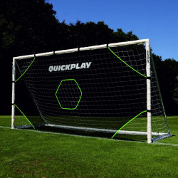 Мішень для футбольних воріт Quickplay Target Net Light 360 х 180 см, чорно-зелена