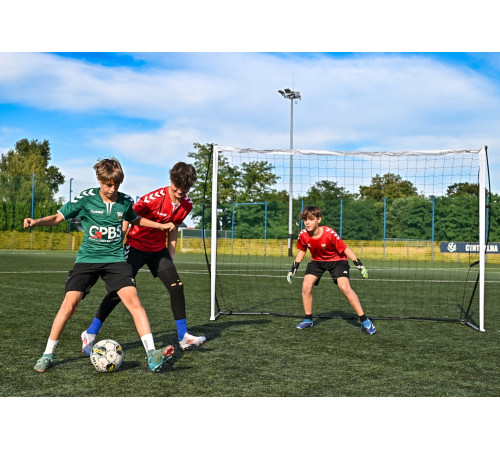 Ворота футбольні Yakimasport Flex 300 х 200 см, білі