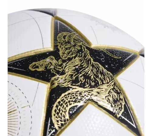 М’яч для футболу Adidas Finale 2026 League FIFA розмір 5, чорно-біле