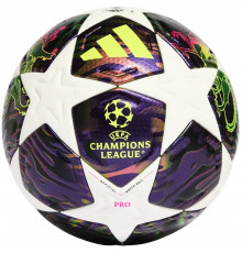 Офіційний футбольний м'яч Adidas UCL PRO 2026 Finale OMB розмір 5, біло-фіолетовий
