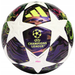 Офіційний футбольний м'яч Adidas UCL PRO 2026 Finale OMB розмір 5, біло-фіолетовий
