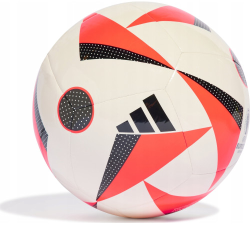 М'яч футбольний Adidas Euro24 Fussballliebe IN9372 розмір 3, біло-червоний М'яч футбольний Adidas Euro24 Fussballliebe IN9372 розмір 3, біло-червоний