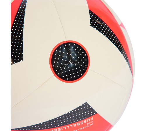 М'яч футбольний Adidas Euro24 Fussballliebe IN9372 розмір 3, біло-червоний М'яч футбольний Adidas Euro24 Fussballliebe IN9372 розмір 3, біло-червоний