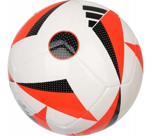 М'яч футбольний Adidas Euro24 Fussballliebe IN9372 розмір 3, біло-червоний М'яч футбольний Adidas Euro24 Fussballliebe IN9372 розмір 3, біло-червоний