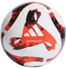 М'яч футбольний Adidas Tiro Junior 290 League Ball HT2424 розмір 4, біло-червоний