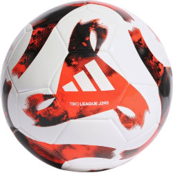 М'яч футбольний Adidas Tiro Junior 290 League Ball HT2424 розмір 4, біло-червоний