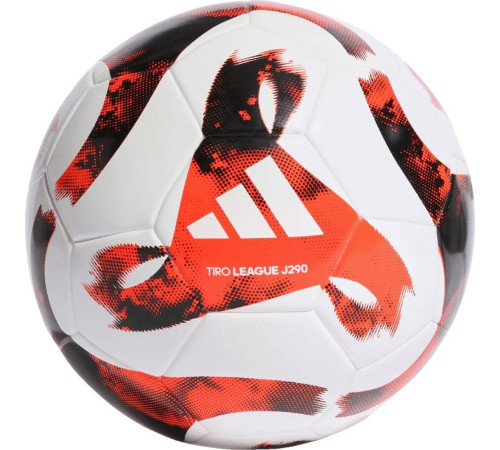 М'яч футбольний Adidas Tiro Junior 290 League Ball HT2424 розмір 4, біло-червоний М'яч футбольний Adidas Tiro Junior 290 League Ball HT2424 розмір 4, біло-червоний