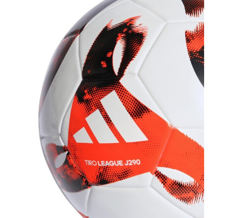 М'яч футбольний Adidas Tiro Junior 290 League Ball HT2424 розмір 4, біло-червоний М'яч футбольний Adidas Tiro Junior 290 League Ball HT2424 розмір 4, біло-червоний
