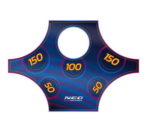 Мішень для футбольних воріт Neo-Sport NS-465 215 x 150 см, синя Мішень для футбольних воріт Neo-Sport NS-465 215 x 150 см, синя