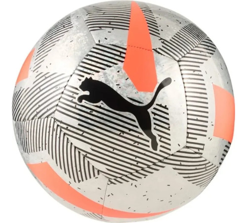 М'яч футбольний Puma CAGE ball 4 розмір, сіро-оранжевий