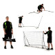 Ворота футбольні Quickplay Kickster 150 х 100 см чорно-білі