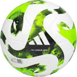 М'яч футбольний Adidas Tiro Junior 350 League HT2427 розмір 5, біло-зелений