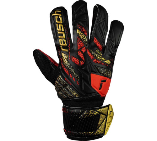 Рукавички воротарські Reusch Attrakt Solid 5570515 7075 р.8, червоно-чорні Рукавички воротарські Reusch Attrakt Solid 5570515 7075 р.8, червоно-чорні