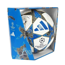 Офіційний футбольний м'яч Adidas UCL PRO 2025 League Stage OMB розмір 5, біло-синя